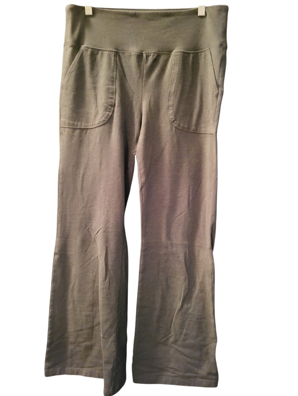 Sonoma Flare Leg Knit Pants Green sz L